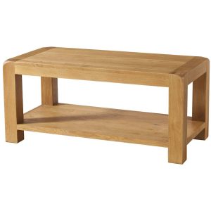 DAV013_coffee_table_shelf_storage_oak_wood_dining_living_waxed_contemporary Avon Oak Coffee Table