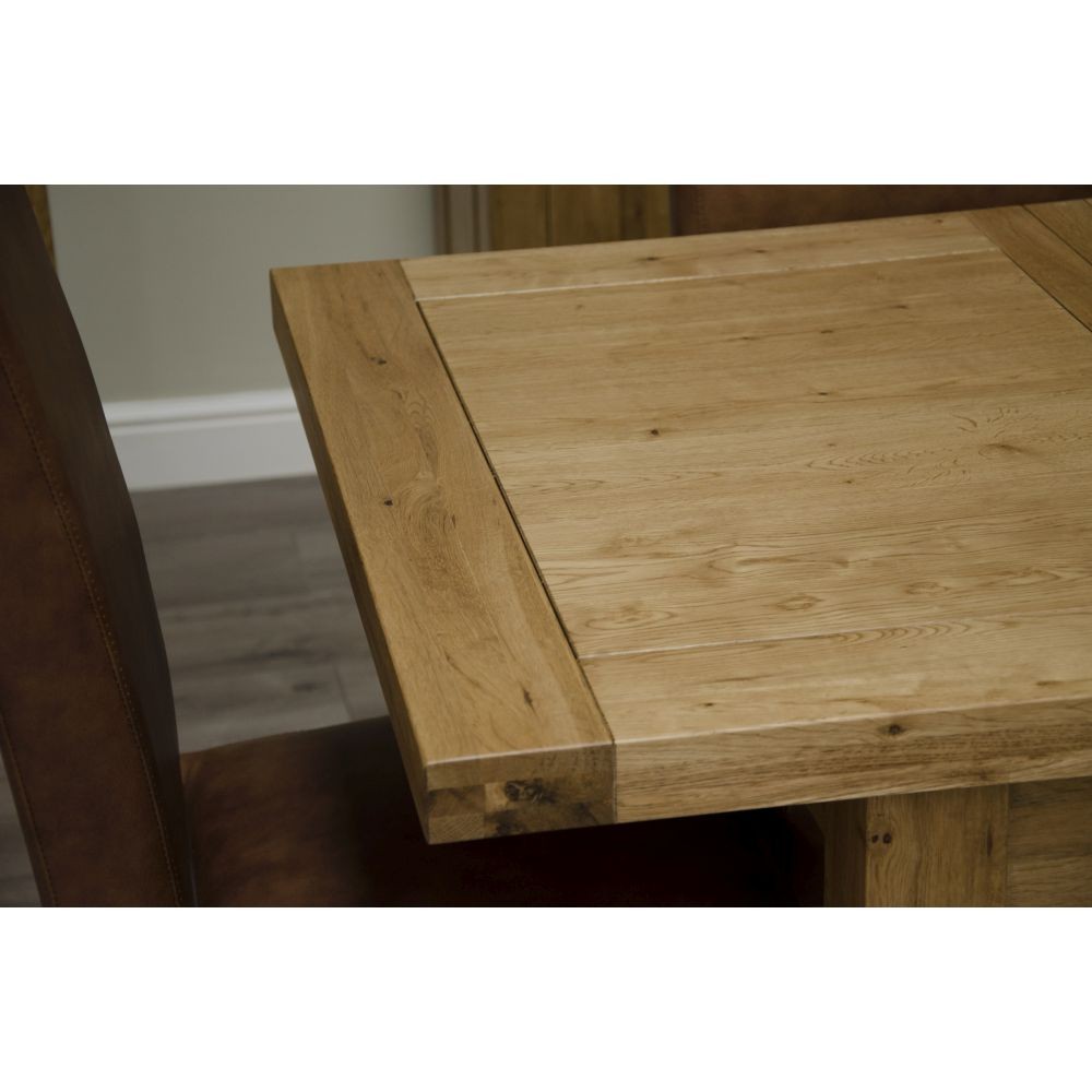 Deluxe Solid Oak Small Butterfly Dining Table