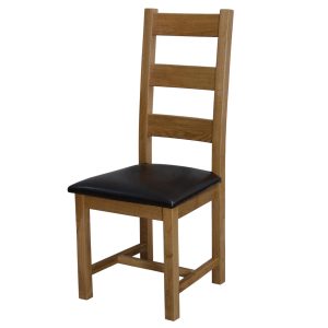 DLX_LADDERBK Deluxe Solid Oak Ladder Back Chairs