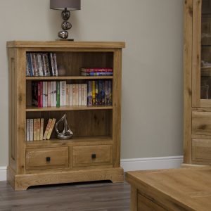 DLX_SBC2 Deluxe Solid Oak Small Bookcase
