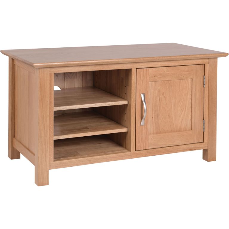 New Oak 1 Door TV Cabinet