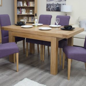 RG9SMEXT_3 Bordeaux Oak Small Extending Dining Table