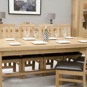 RG9_320X100_2 Bordeaux Oak Grand Extending Dining Table