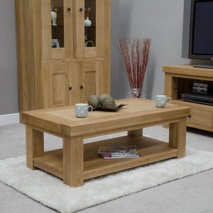 RG9_Living_2 Bordeaux Oak Coffee Table with Shelf