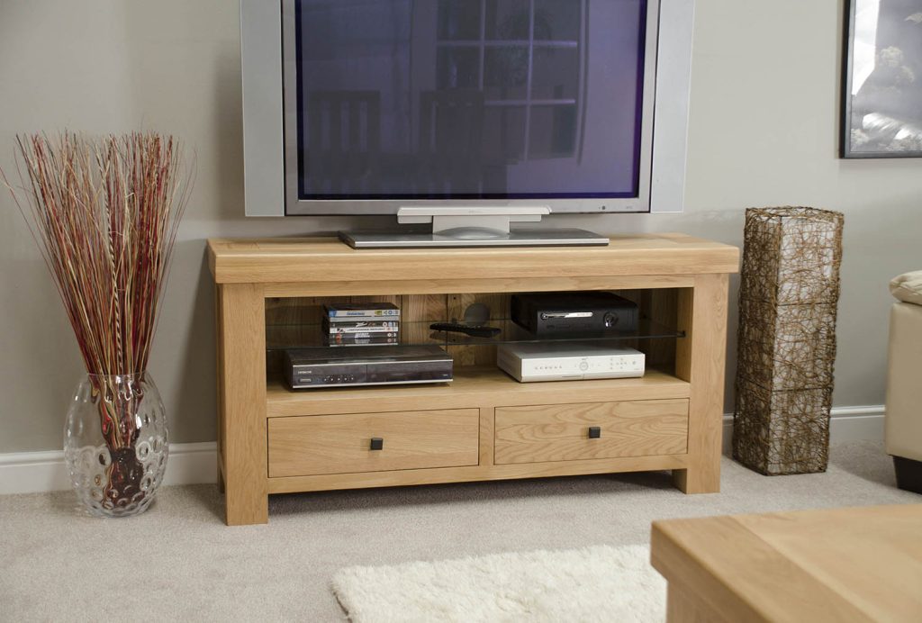 Bordeaux Oak 2 Drawer TV Unit