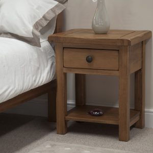 RUSLT_RusticLampTable_2 Original Rustic Solid Oak Night Stand