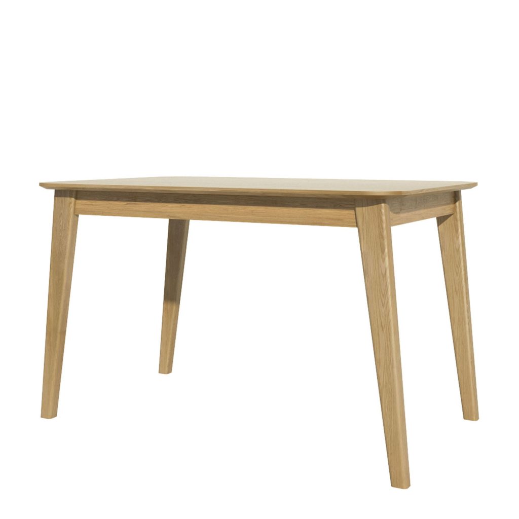 Scandic Oak Fixed Top Dining Table