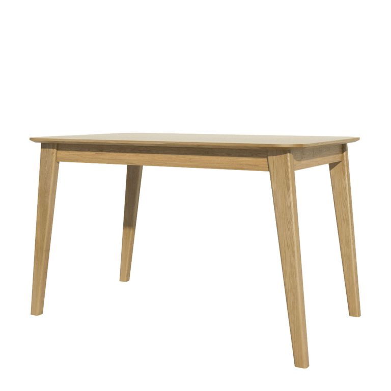 Scandic Oak Fixed Top Dining Table