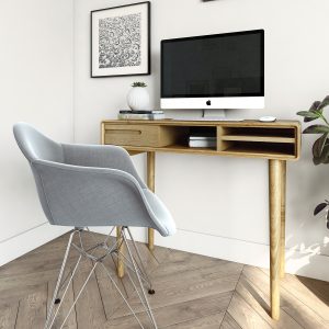 SCACDS Scandic Oak Small Computer Desk