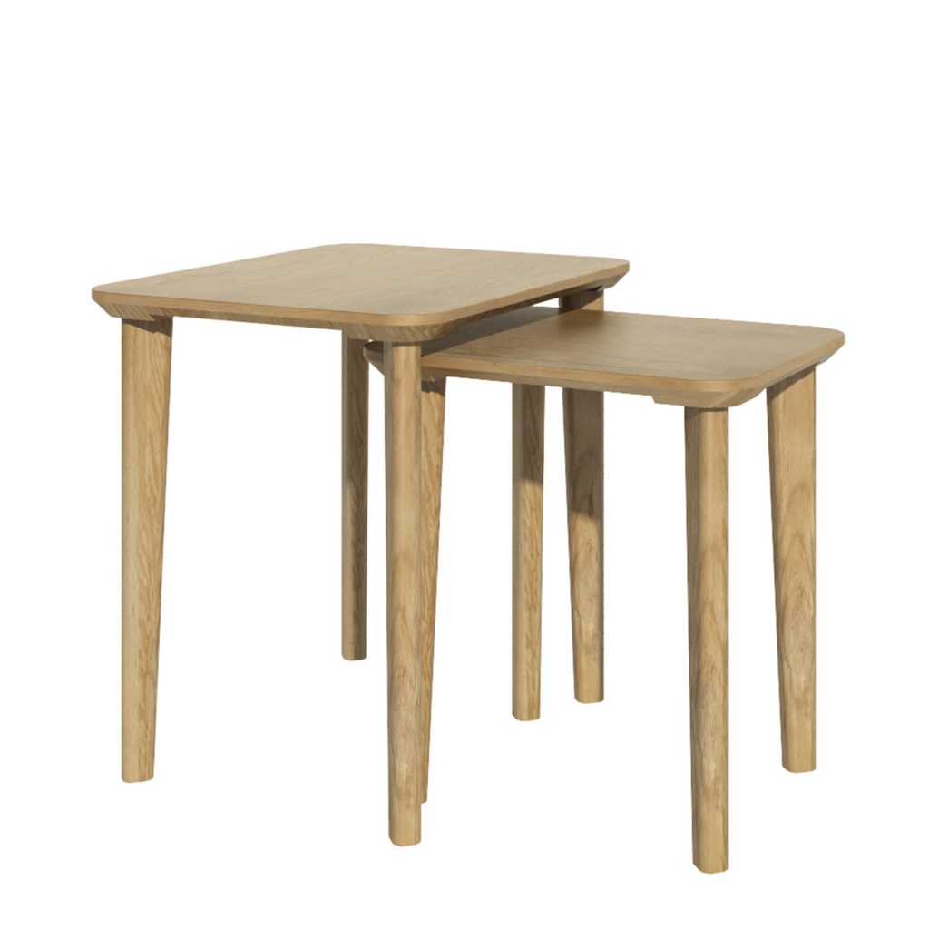Scandic Oak Nest of Tables