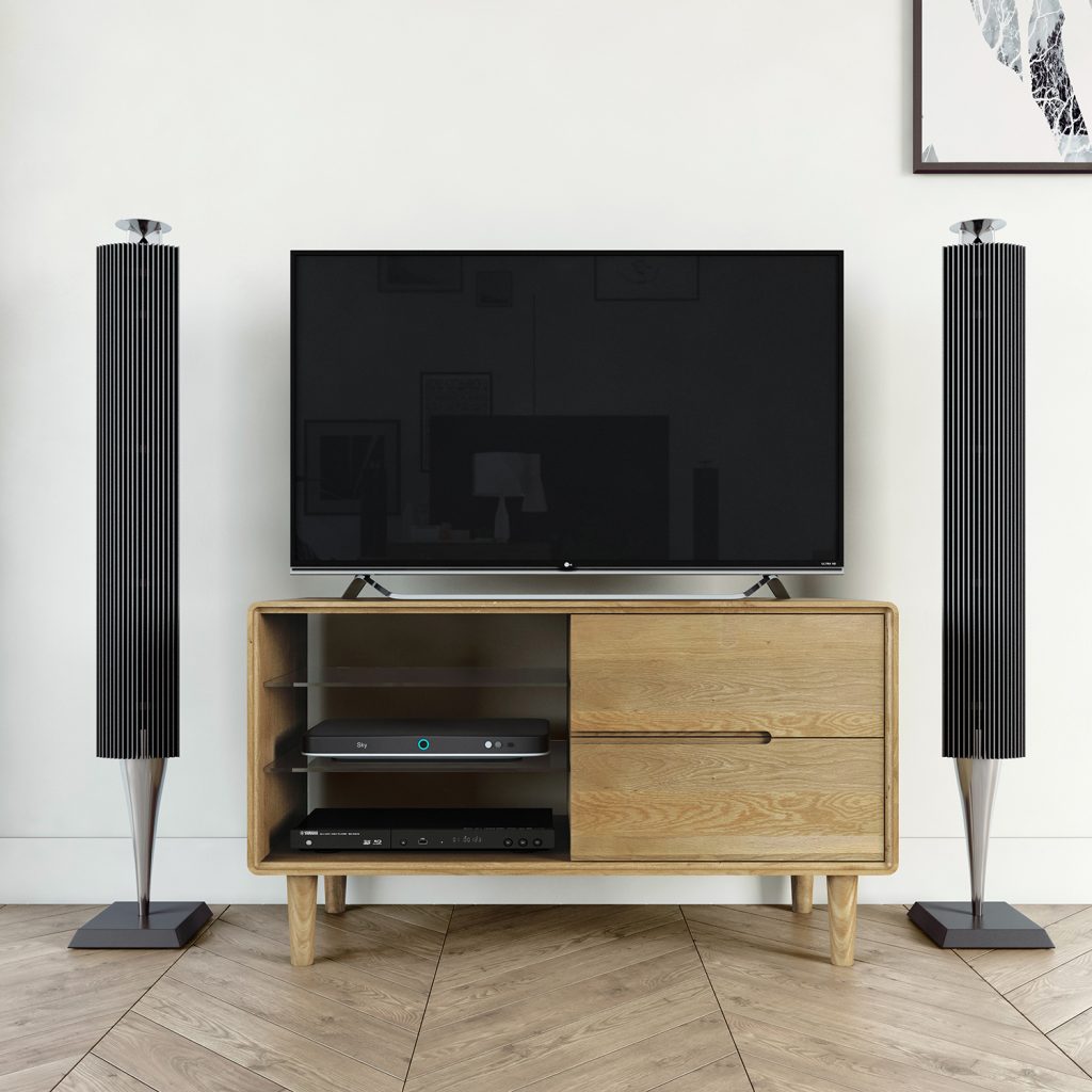 Scandic Oak Small TV Unit