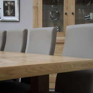 TBLTPE260X100_WAVEMUSH_2 Bordeaux Oak Twin Panel Large Extending Dining Table