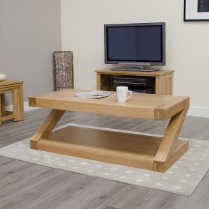 Z4X2CT_A1 Z Solid Oak Coffee Table 4ft