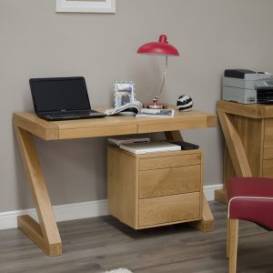 ZCDS_D2 Z Solid Oak Small Computer Desk