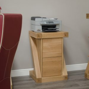ZFC_D1 Z Solid Oak 2 Drawer Filing Cabinet