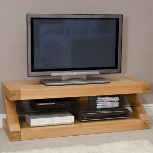 ZPLAS_D1 Z Solid Oak Plasma TV Unit