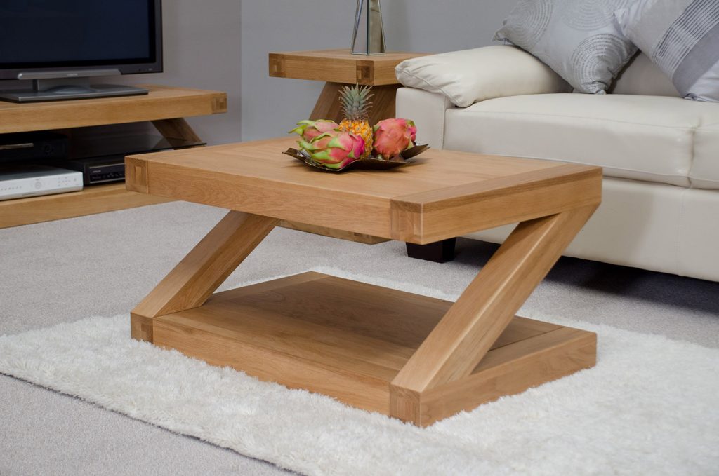 Z Solid Oak Coffee Table