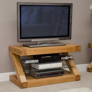 Z_TVC_D1 Z Solid Oak TV Unit