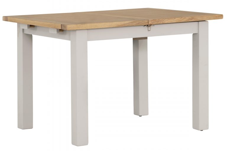 Besp-Oak Vancouver Compact Grey Extending Dining table 1.2M – 1.6M