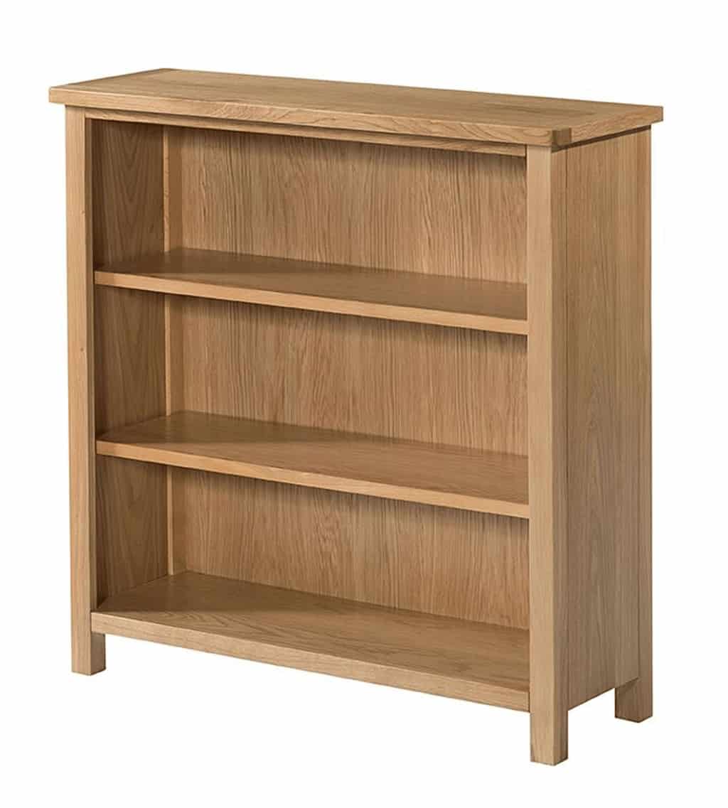 Devonshire Burford Oak Low Bookcase | Fully Assembled