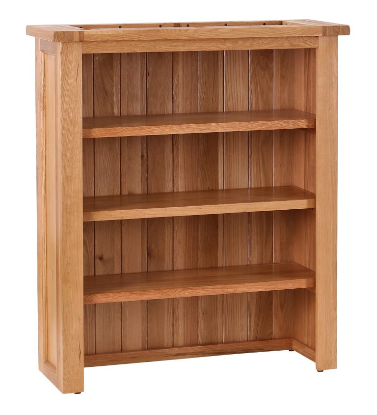 Besp-Oak Vancouver Oak Buffet Dresser Top with 3 Shelves | Fully Assembled