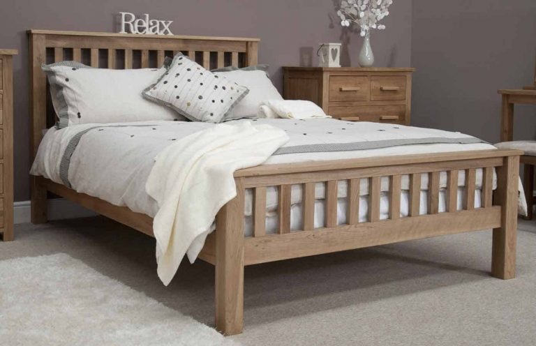 Homestyle Opus Solid Oak 4’6″ Double Bed