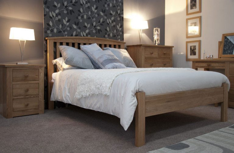 Homestyle Opus Solid Oak 3′ Single Bed