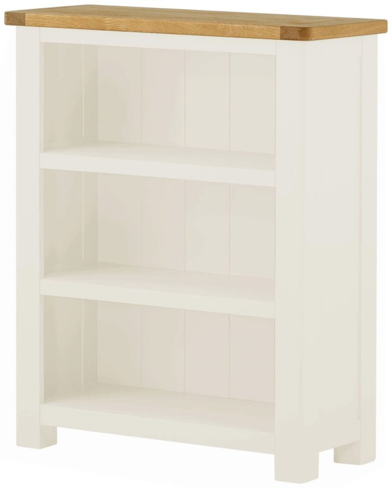 Classic Portland Painted White Small Bookcase