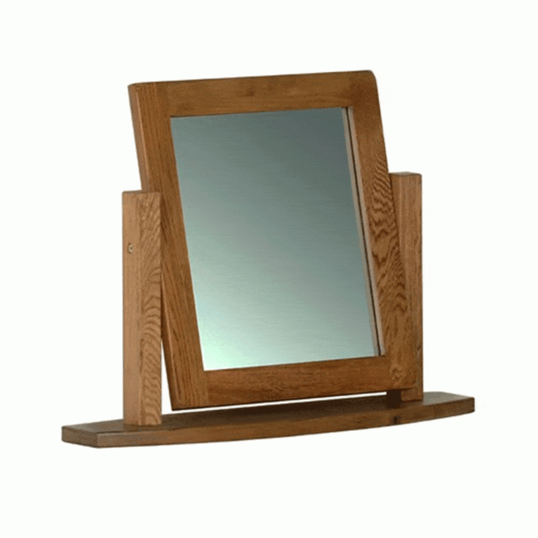 Devonshire Rustic Oak Dressing Table Mirror