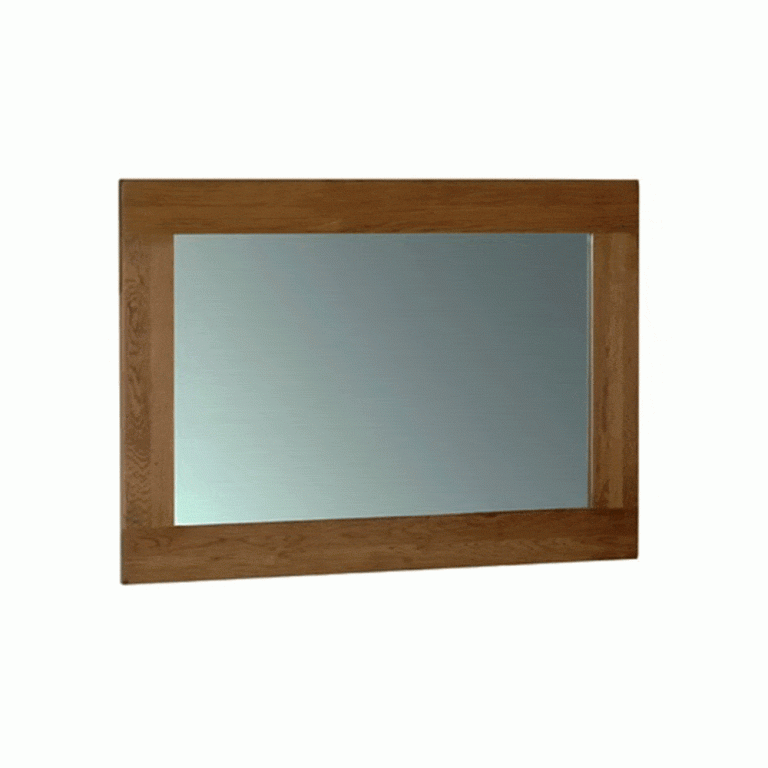 Devonshire Rustic Oak 130cm by 90cm Wall Mirror