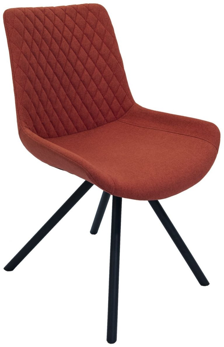 Sigma Dining Chair-Burnt Orange (Pair)