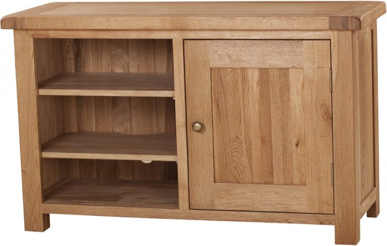 Suffolk Solid Oak Standard TV Cabinet | Fully Assembled