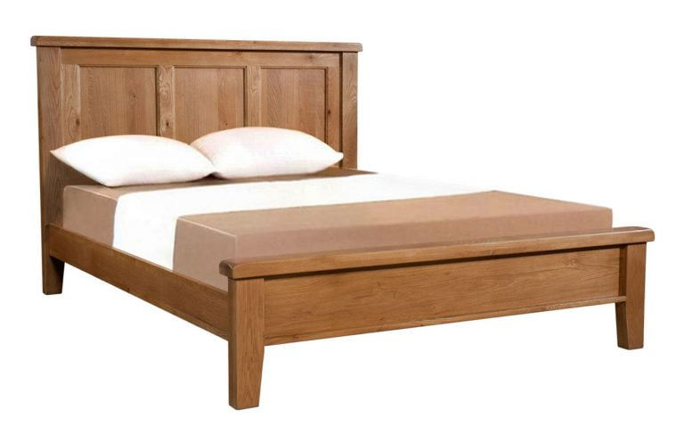 Somerset Waxed Oak 5′ King Size Bed