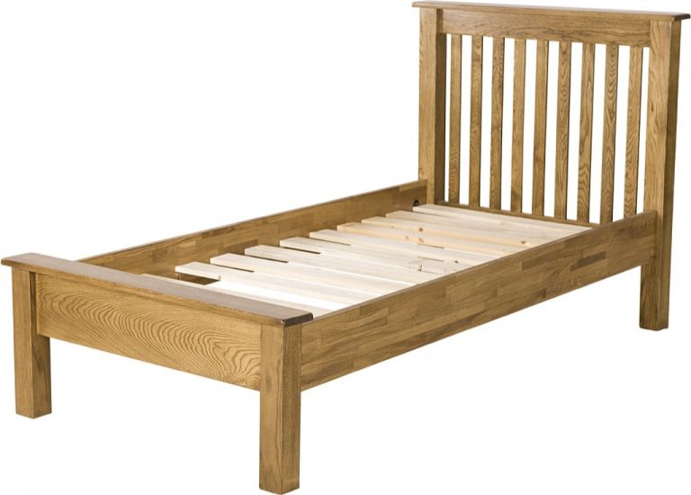 Country Rustic Oak 3′ Single LFE Bed