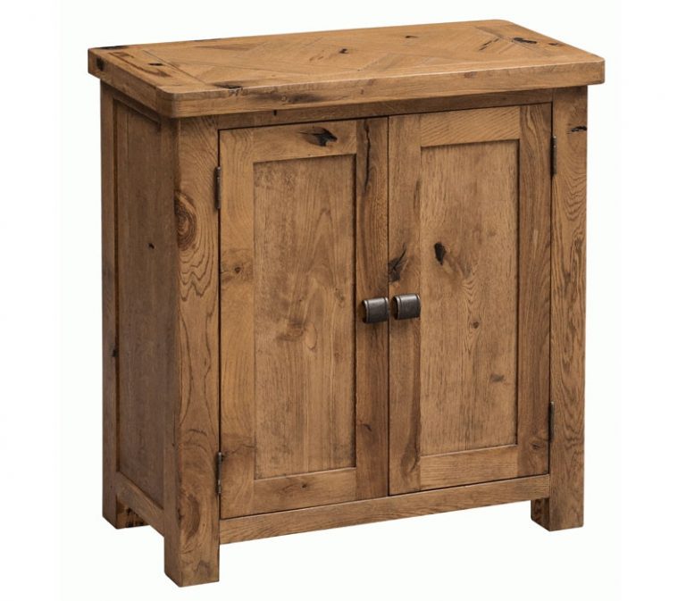 Homestyle Aztec Oak Small 2 Door Sideboard | Fully Assembled