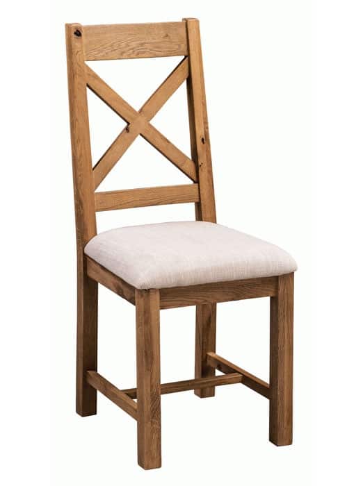 Homestyle Aztec Oak Dining Chair (Pair) | Fully Assembled