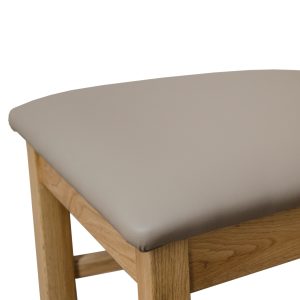 DLXWAVE_SEATPAD_P1 Deluxe Solid Oak Wave Dining Chairs - Detail