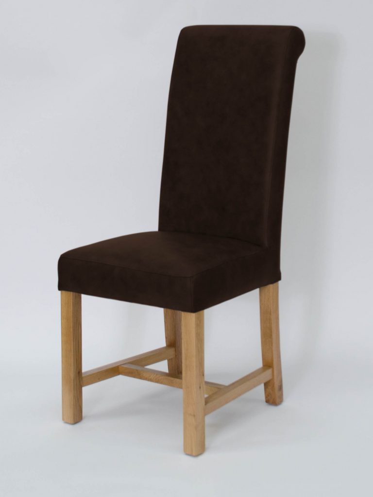 Henley Leather Dining Chair Espresso (Pair)