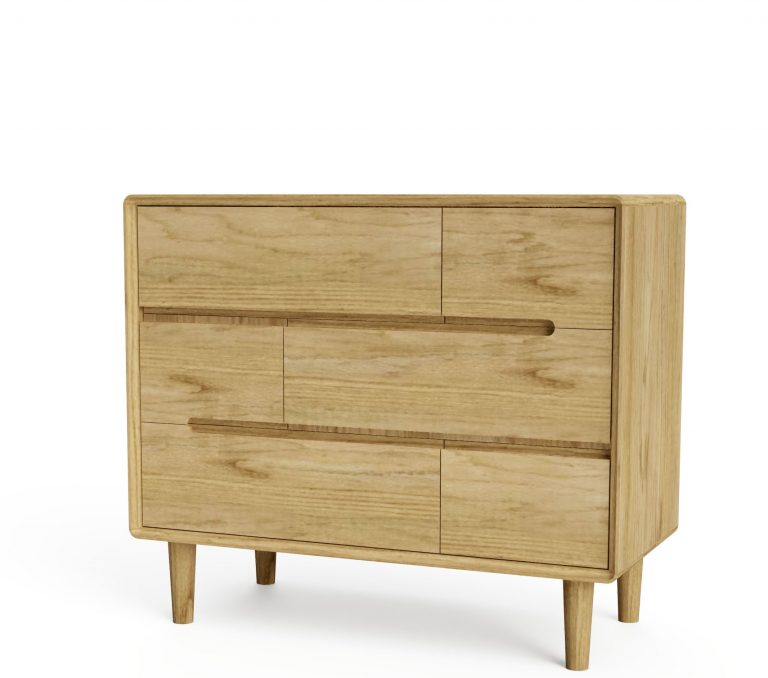 Homestyle Scandic Oak  6 Chest of Drawers