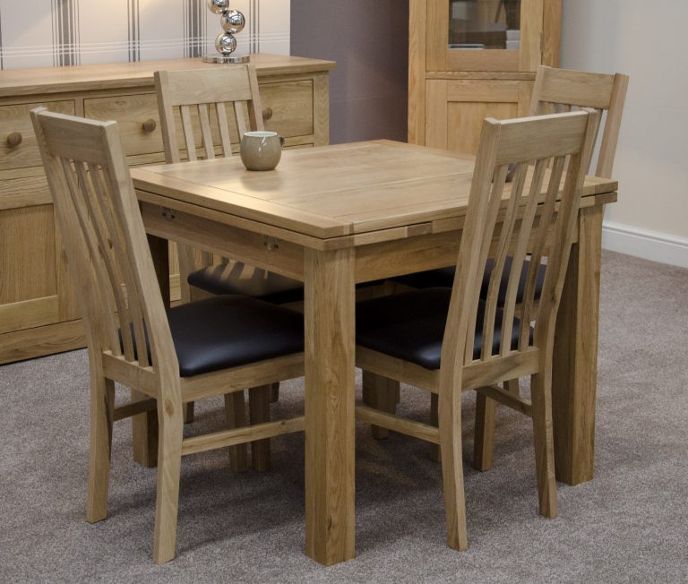 Homestyle Opus Small Draw Leaf Extending Dining Table