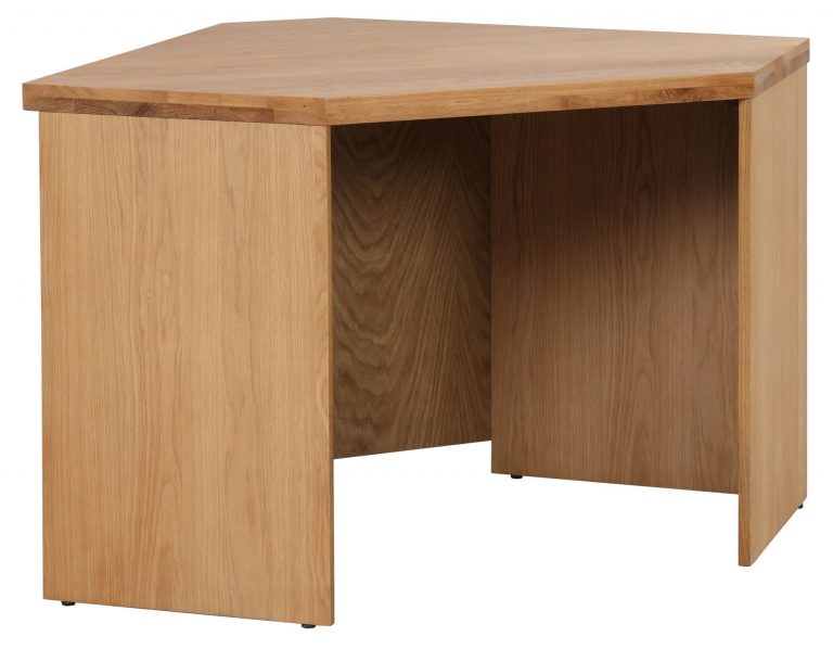 Classic Fusion Industrial Oak Corner Desk (Smooth Top)
