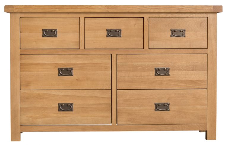 Chester Oak 3 Over 4 Chest of Drawers