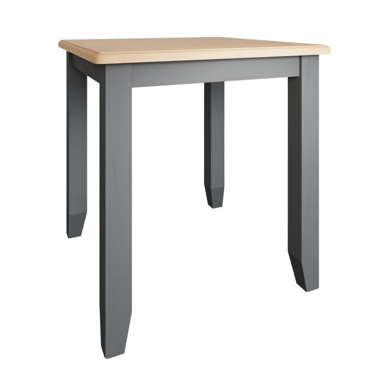 Lincoln Painted Grey Fixed Top Dining Table