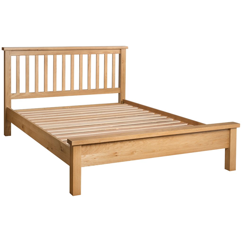 Dorset Oak 5ft Slatted Bed