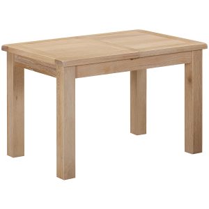 WIL093 Closed Wiltshire Oak Small Extending Dining Table - Closed