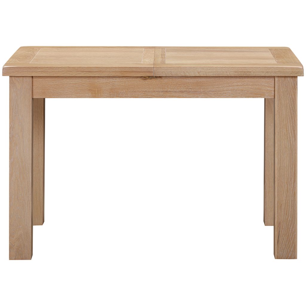 Wiltshire White Washed Oak Small Extending Dining Table